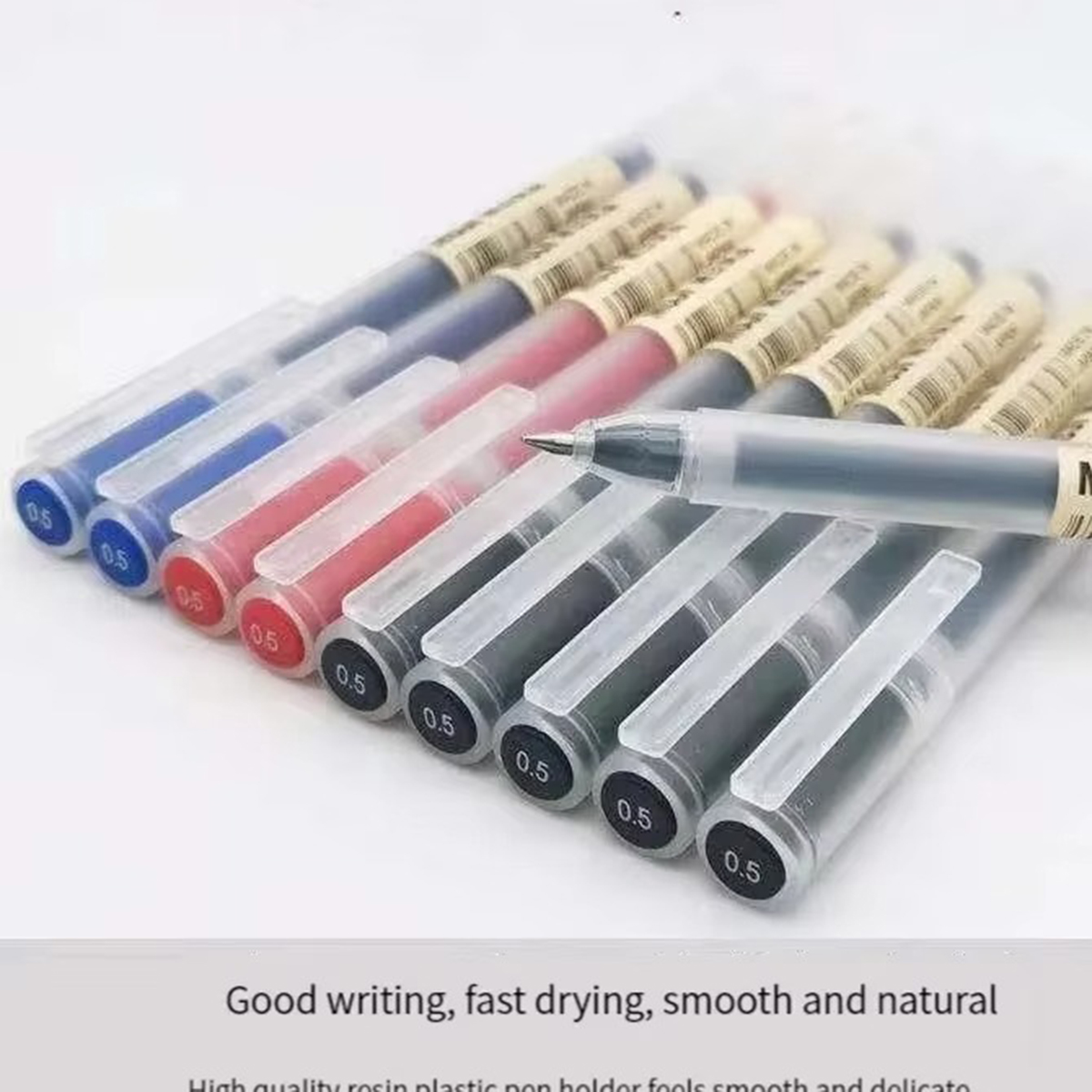 Muji Stationery Gel Pen - 3-6 قطعة Kawaii هلام القلم أسود/أحمر/أزرق