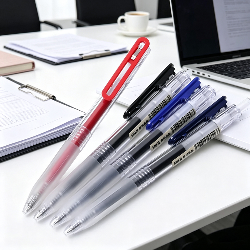 Muji Stationery Gel Pen - أقلام جل قابلة للسحب 0.5 مم