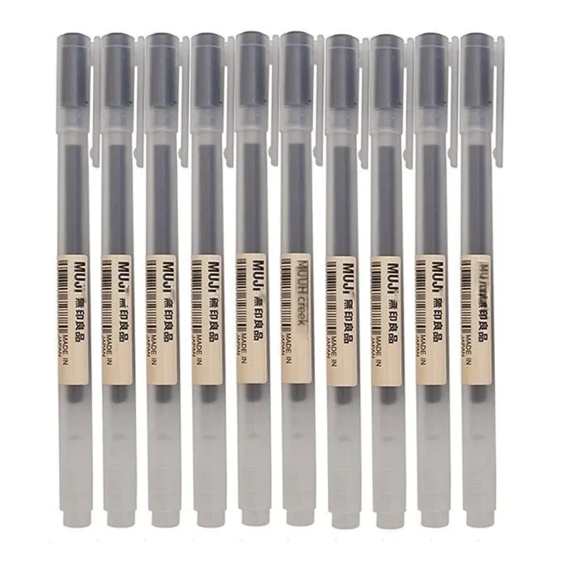 6/8 قطعة/المجموعة MUJIs هلام ا - مراجعة Muji Stationery Gel Pen وسعره