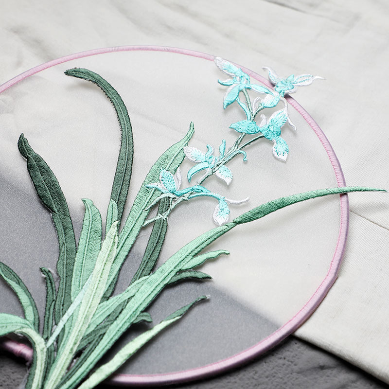 سيمبيديوم ملصق مطرز للملابس وا - مراجعة Applique Patch Flower وسعره