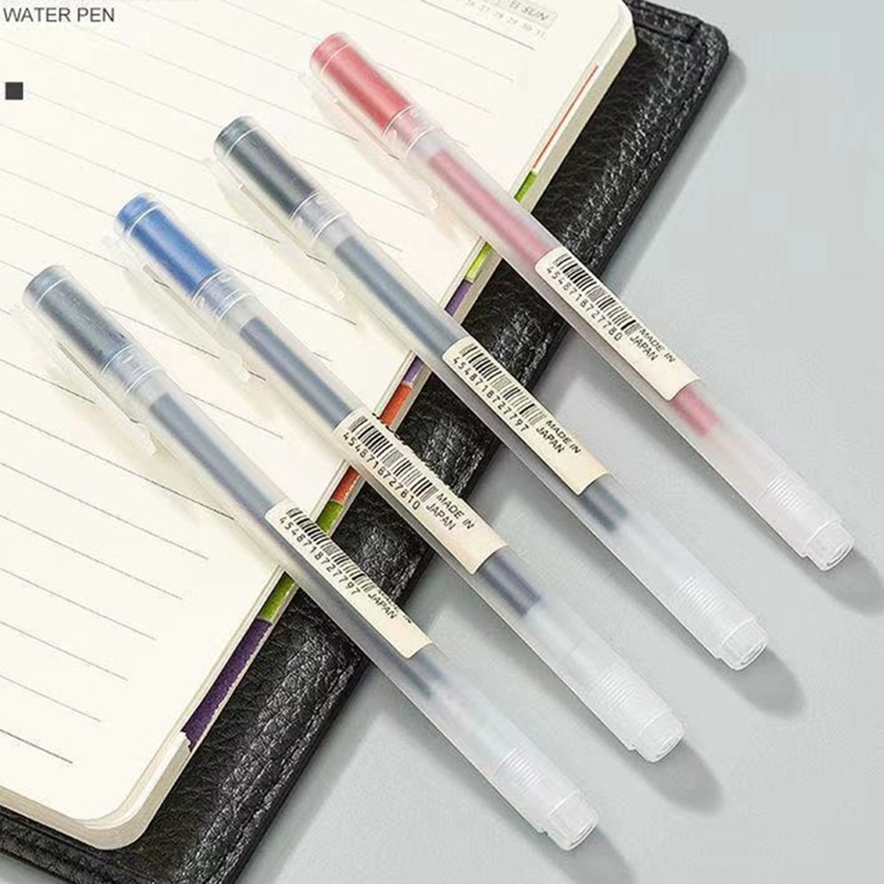 3-6 قطعة/المجموعة 0.38 مللي مت - مراجعة Muji Stationery Gel Pen وسعره