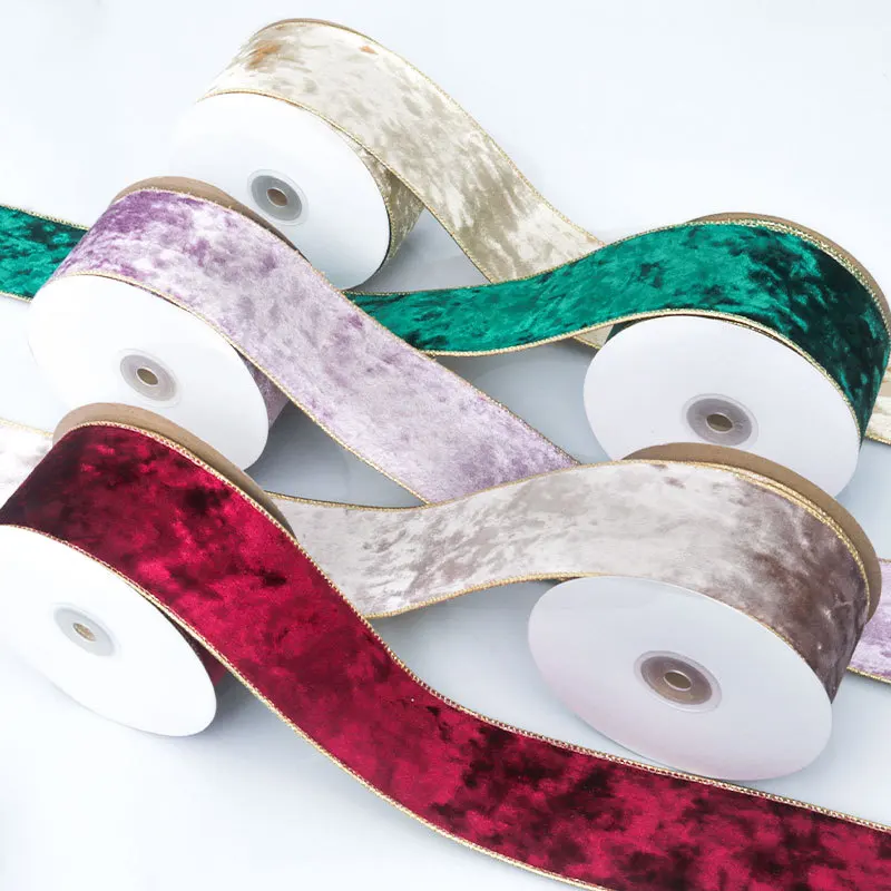 50 مللي متر السلكية حافة عكسها - مراجعة Velvet Ribbon Roll وسعره