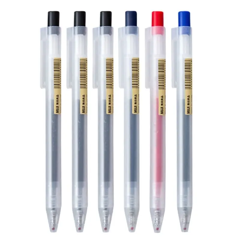 1/3 قطعة/المجموعة Kawaii MUJIs - مراجعة Muji Stationery Gel Pen وسعره