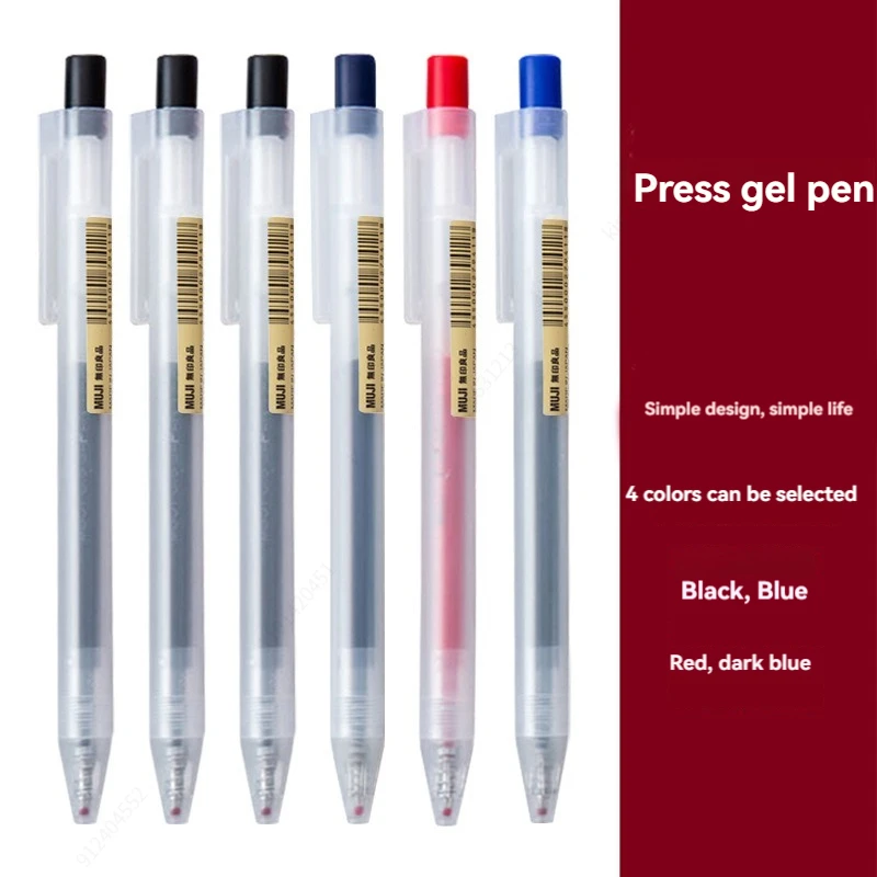0.5 مللي متر الصحافة هلام القل - مراجعة Muji Stationery Gel Pen وسعره