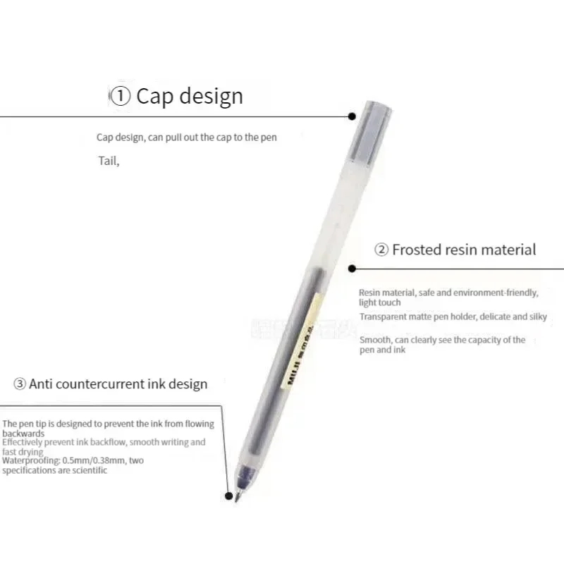 قلم جل جميل من MUJI باللون الأ - مراجعة Muji Stationery Gel Pen وسعره