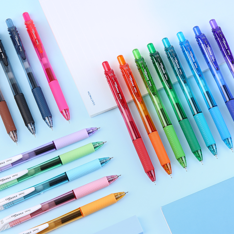 12 ألوان/مجموعة اليابان Pentel - مراجعة Pentel Pen Energel وسعره