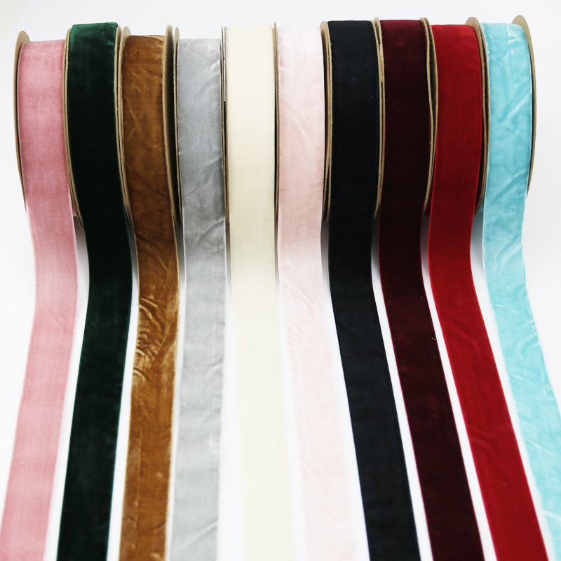 (10 متر/لفة) 25 مللي متر شريط  - مراجعة Velvet Ribbon Roll وسعره